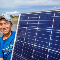 Nuôi trồng thủy sản kết hợp điện mặt trời tại Việt Nam
